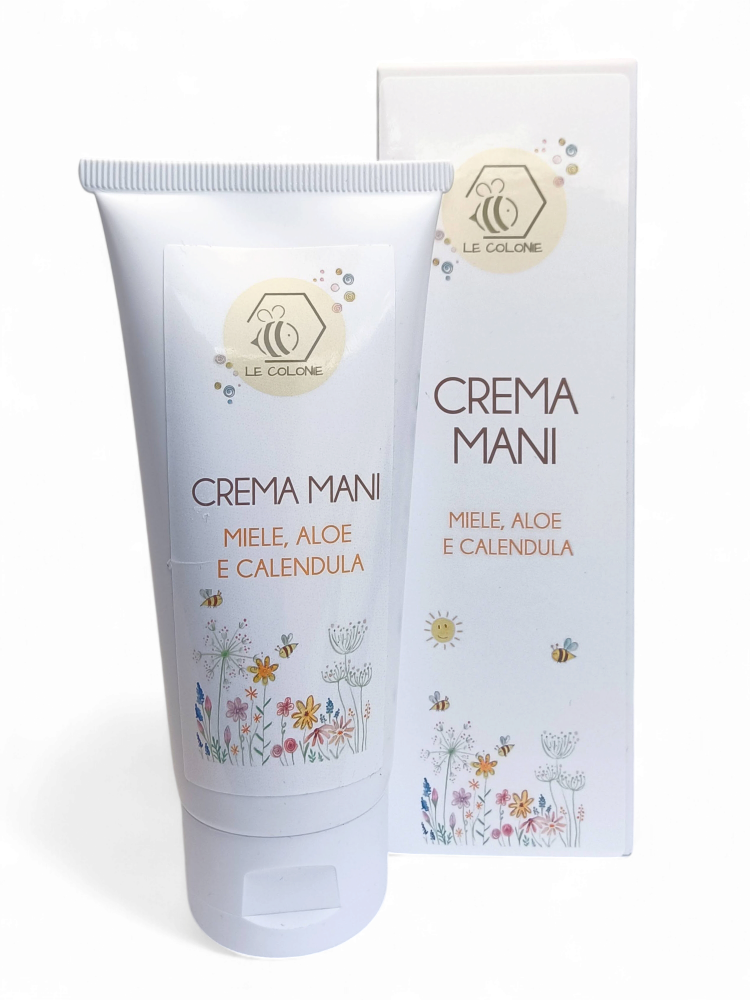 Crema Mani al Miele, Aloe e Calendula, 100 ml